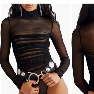 Free people under it all mesh bodysuit